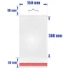 Woreczki celofanowe-EURO+klej 150x300 mm 100 sztuk