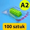 Woreczki celofanowe 450x600 mm +KLAPKA+KLEJ 100 SZTUK