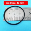 Gumki recepturki 60 x 1.5 x 1.5 mm - 1kg (CZARNE)