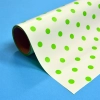 Folia-PAPIER - GROSZKI-ZIELONE, rolka