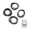 Gumki recepturki 60 x 1.5 x 1.5 mm - 1kg (CZARNE)
