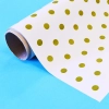 Folia-PAPIER - GROSZKI-OLIWKOWE, rolka